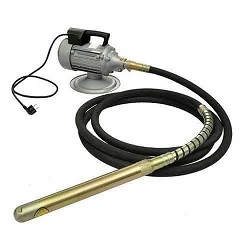 Electric concrete vibrator