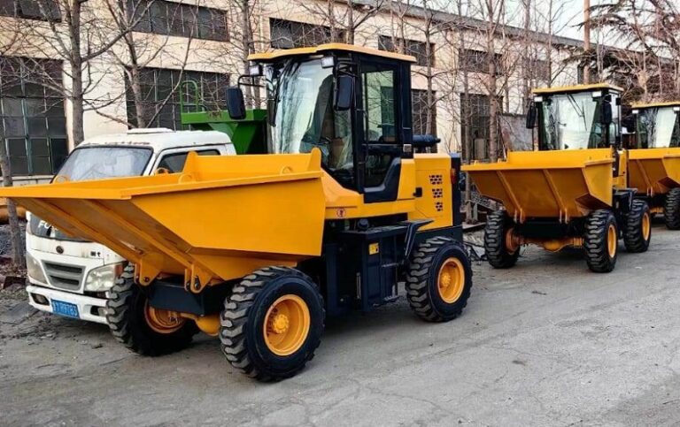 Construction dumper machine